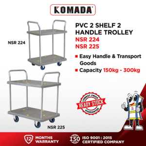 Two Tiers Plastic Trolley (150/300KG) cover