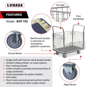 Iron Netting Trolley (300KG)​ KMT175