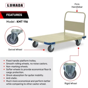 Heavy Duty Platform Trolley (400/500KG)​ KMT116