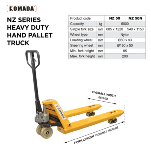NZ Series Heavy Duty Hand Pallet Jack ​description 2
