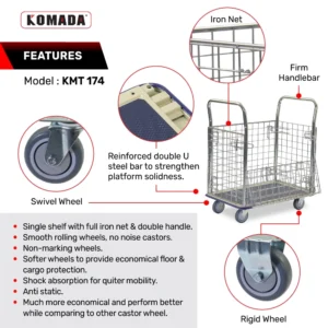 Iron Netting Trolley (200KG) KMT 174