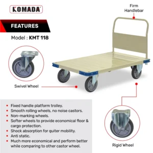 Heavy Duty Platform Trolley (400/500KG)​ KMT118