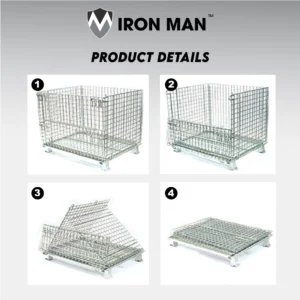Pallet Mesh Without Wheel foldable solution