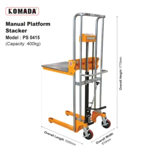 manual stacker size guide
