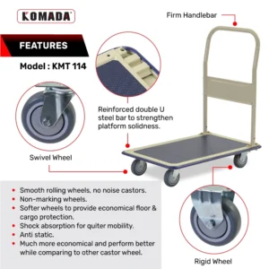 Metal Platform Trolley (200KG)​ KMT 114