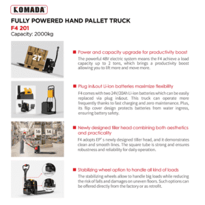 F4-201 Series Electric Pallet Jack 2000KG​ feature