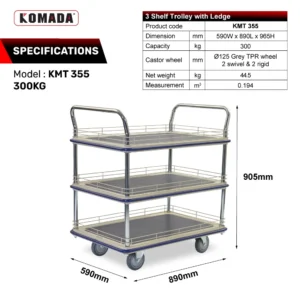 KMT355 specificaiton