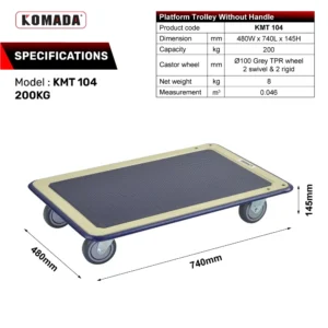 KMT 104 specification