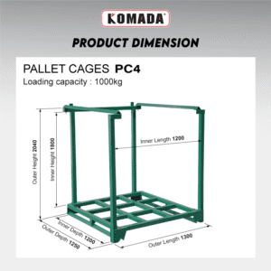 Pallet Cage 4 size