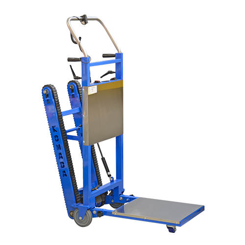 Electric handling equipment: Electric stair climber, blue colour body.