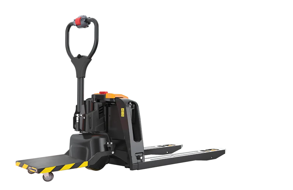 F4 Powered Pallet Jack with Stand Pedal