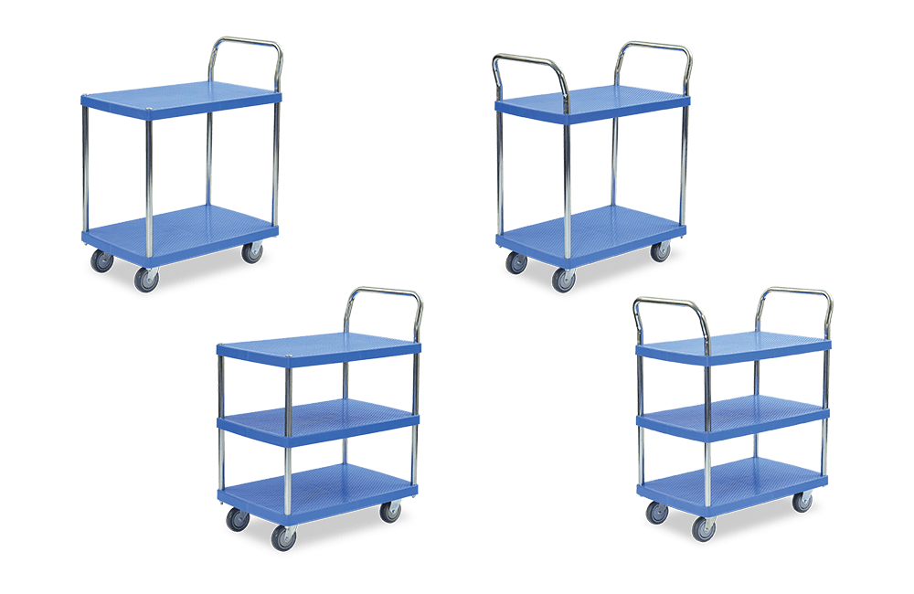 Multi Tiers Plastic Trolley (150KG)​