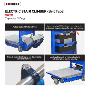 DH20 stair climber feature