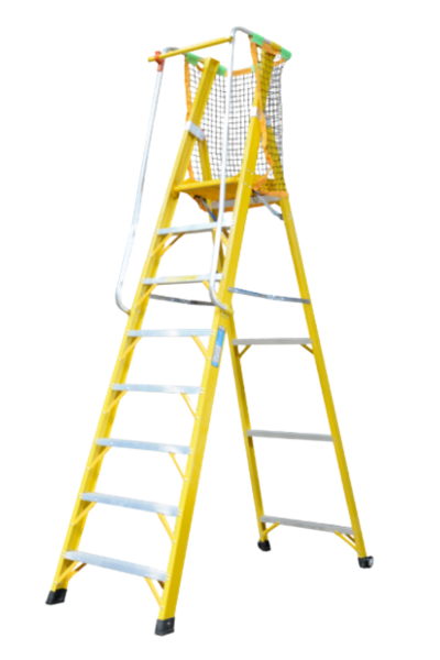 Fiberglass Platform Ladder