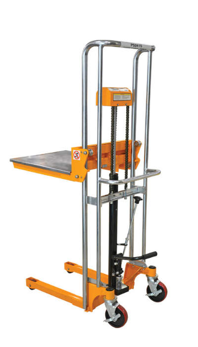 manual pallet stacker