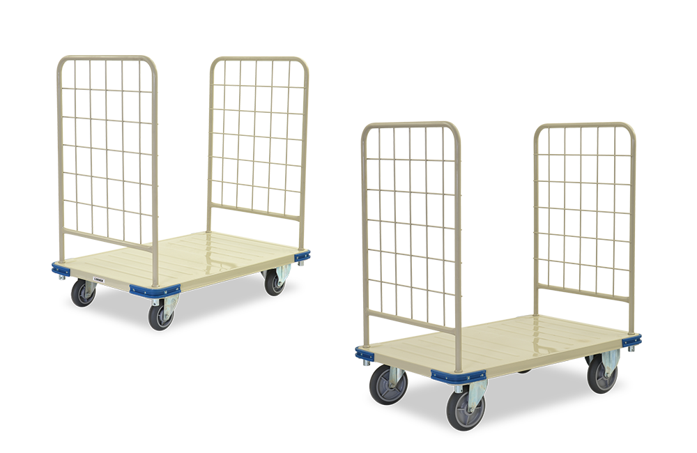 Metal Trolley With End Gate (400/500KG)