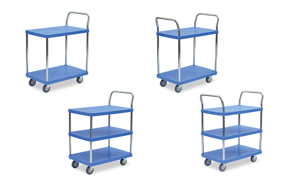 Multi Tiers Plastic Trolley (150KG)​
