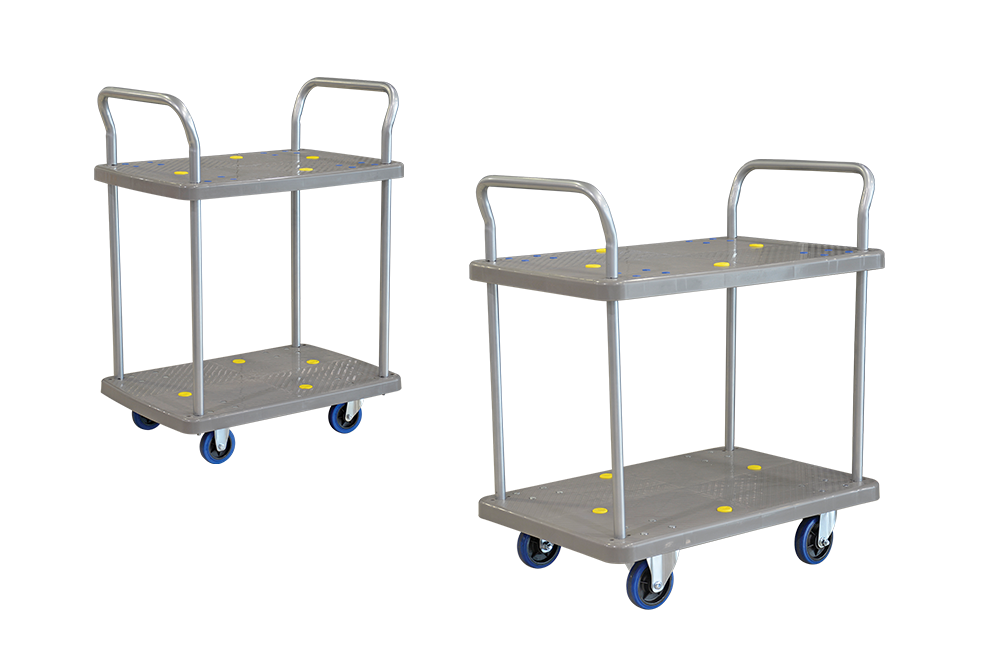 Two Tiers PVC Trolley (150/300KG)