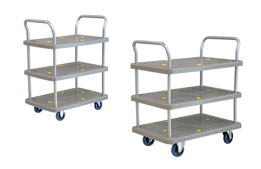 Three Tiers PVC Trolley (150/300KG)