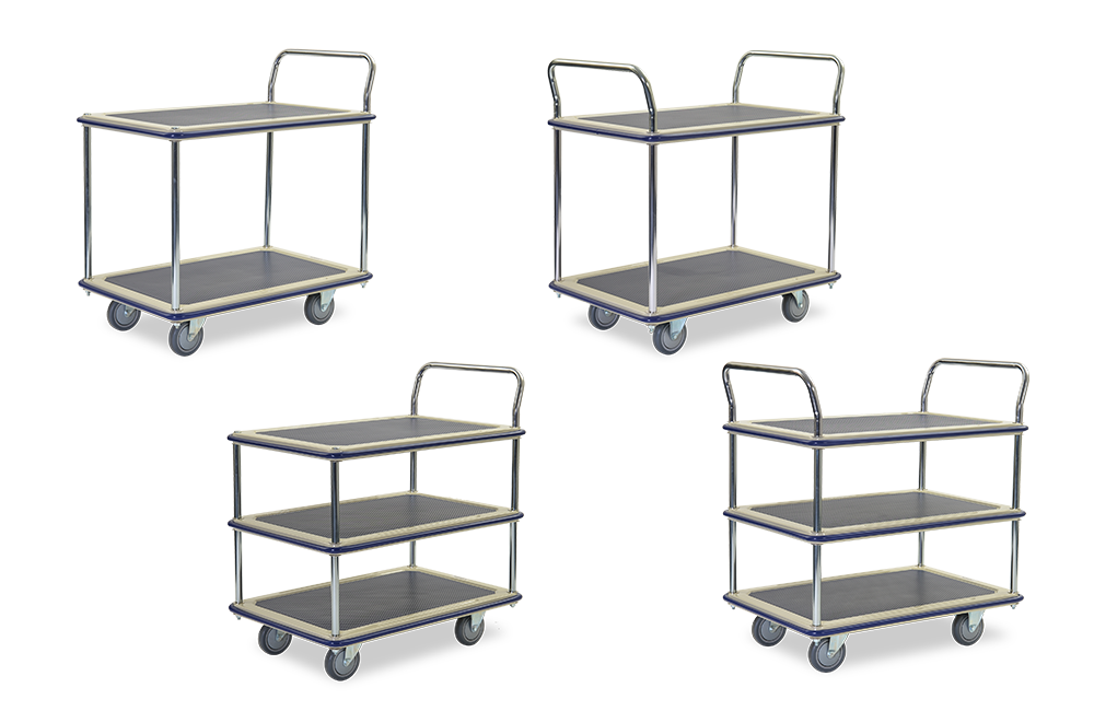 Multi Tiers Metal Trolley (300KG)