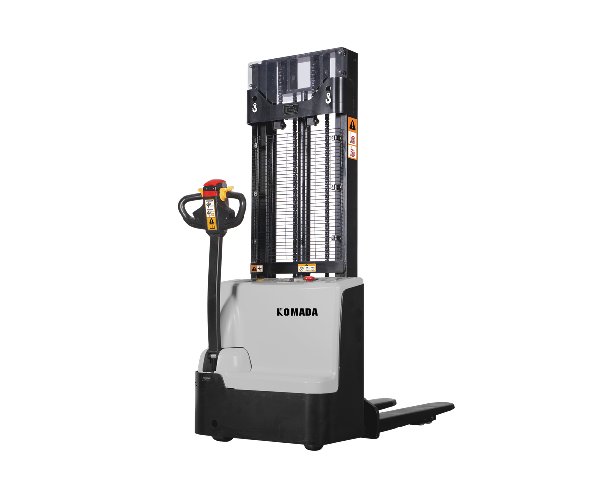 KOMADA WS15-B 1500kg electric stacker in light grey and black